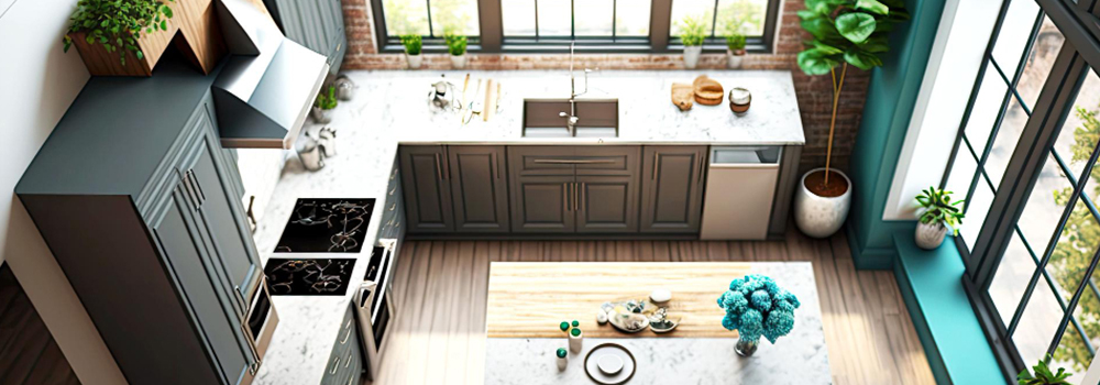 Cucine a vista ad Alba: sfruttare al massimo gli spazi senza barriere