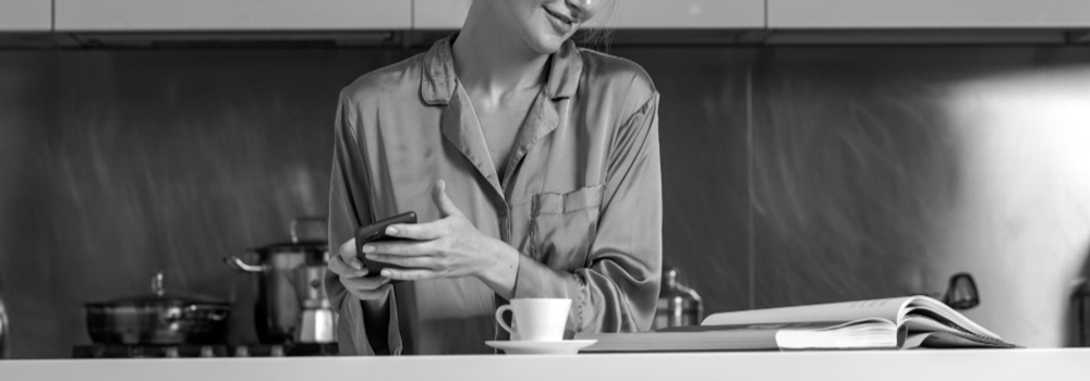 Cucina lineare doppia ad Alba: centralizzare ed efficientare tutte le attività