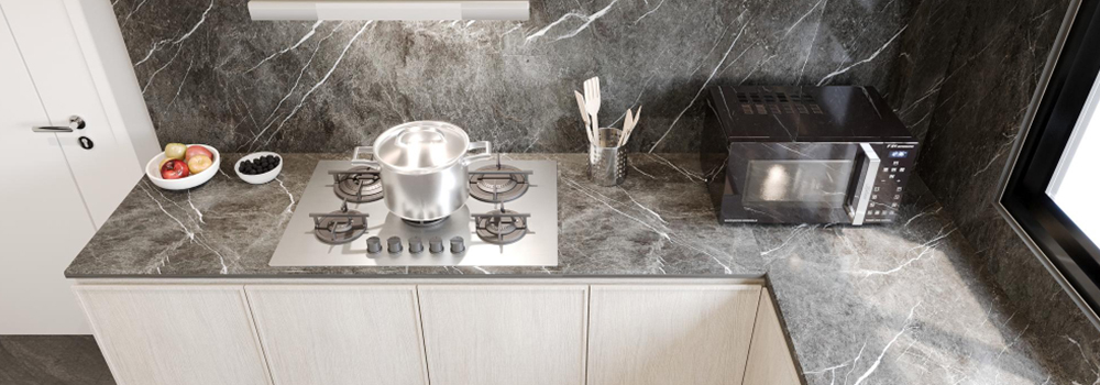 Cucine con top in okite Alba: resistenza e design per ogni stile di arredo